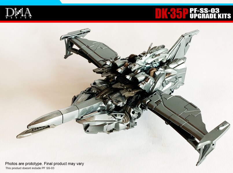 DNA Designs DK 35 Premium Finish SS 03 Megatron Upgrade Kit Image  (4 of 6)